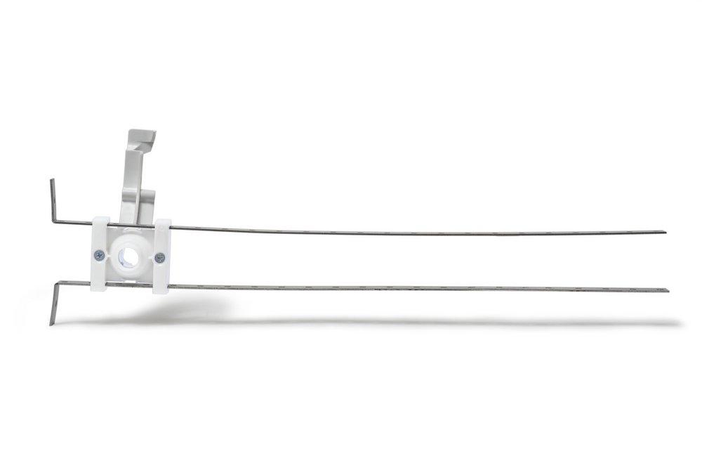 Sioux Chief 24 x 2-1/4 in. 25 lb. Galvanized Steel and ABS Bracket with Lock Block 