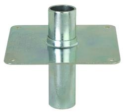 1/2 x 2-3/10 in. Zinc Plated Steel Straight Floor Sleeve