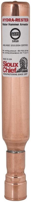 Sioux Chief Copper CPVC Socket Water Hammer Arrestor 