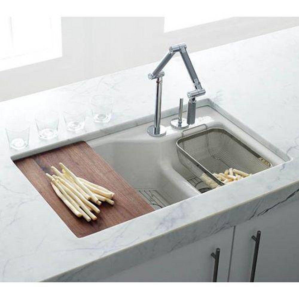 KOHLER Polished Chrome Single Handle Kitchen Faucet 
