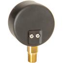 H.O. Trerice Black 2-1/2 in. Lower Mount Utility Pressure Gauge 