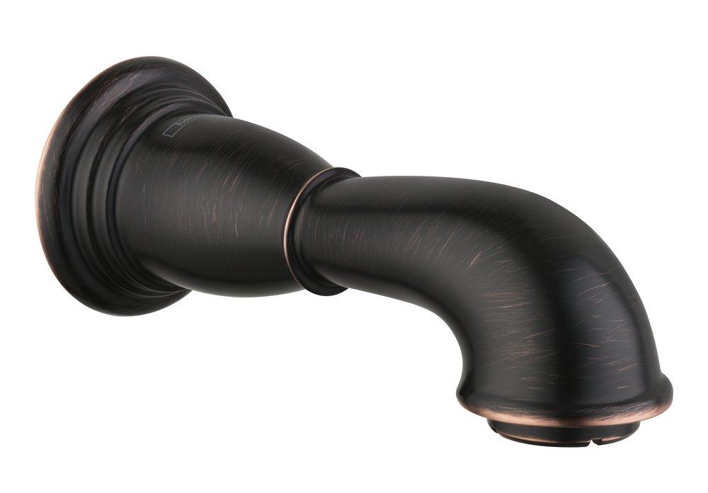 Hansgrohe Rubbed Bronze 6-7/8 in. Tub Spout 