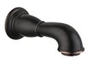 Wall Mount Non-Diverter Tub Spout in Rubbed Bronze