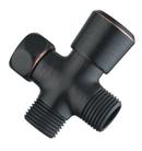 2-Way Shower Diverter Push-Pull Single Knob Handle in Rubbed Bronze
