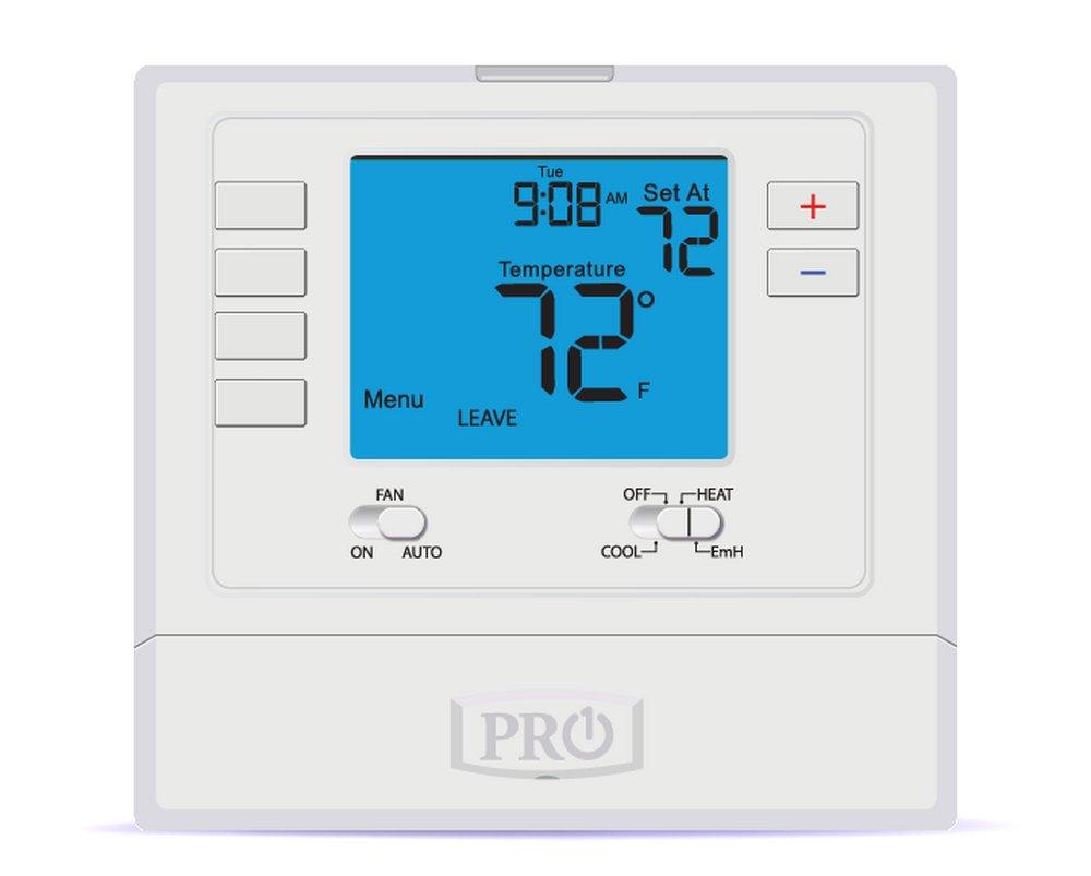 Pro1 IAQ White 2H/1C Non-programmable Thermostat 