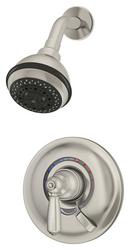 Single Handle Multi Function Shower Faucet in Satin Nickel (Trim Only)