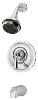 Symmons Industries Polished Chrome Two Handle Multi Function Bathtub & Shower Faucet (Trim Only)