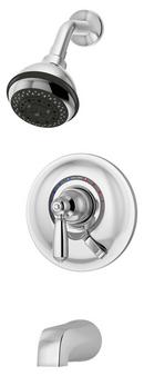 Single Handle Multi Function Bathtub & Shower Faucet in Polished Chrome (Trim Only)