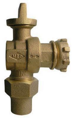 1 x 1 in. Flare x Meter Angle Ball Supply Stop Valve