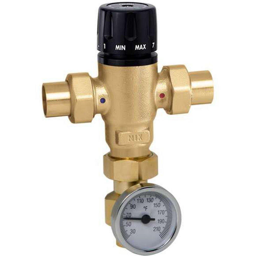 Caleffi North America Sweat 3 Way Mixing Valve with Adapter & GA 