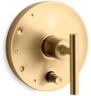 Single Handle Shower Faucet in Vibrant® Moderne Brushed Gold Trim Only
