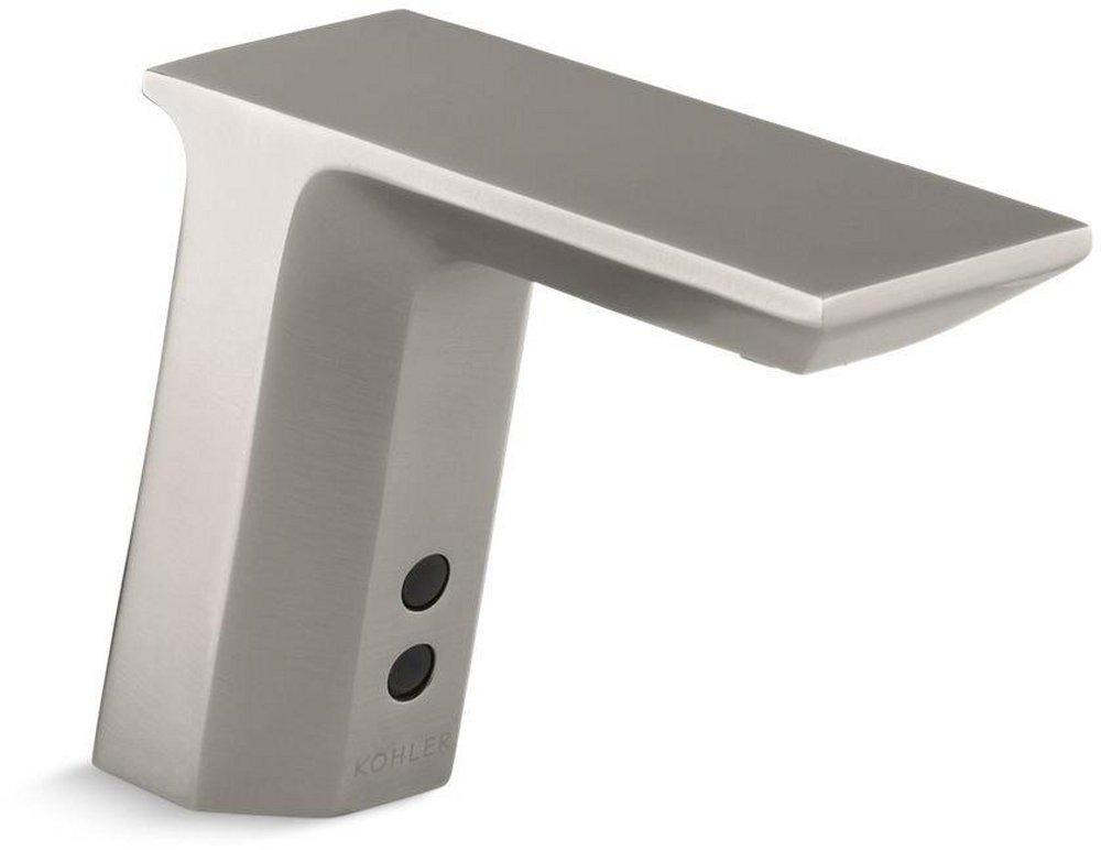 KOHLER Vibrant&reg; Stainless No Handle Sensor Bathroom Sink Faucet 