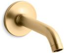 Wall Mount Bath Spout in Vibrant Moderne Brushed Gold