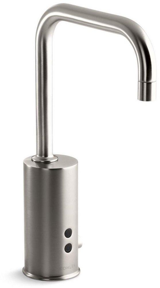 KOHLER Vibrant&reg; Stainless No Handle Deck Mount Service Faucet 