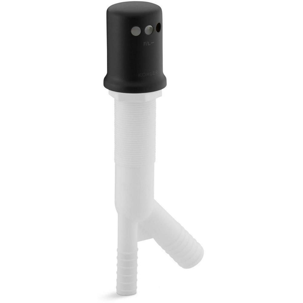 KOHLER Matte Black 5/8 x 7/8 in. Plastic Air Gap 