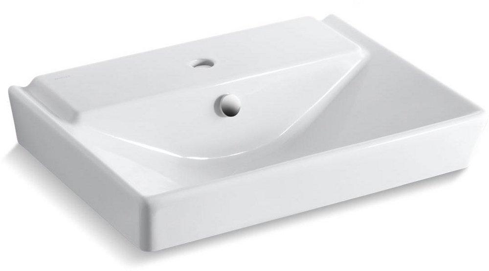 KOHLER White Pedestal Vessel 