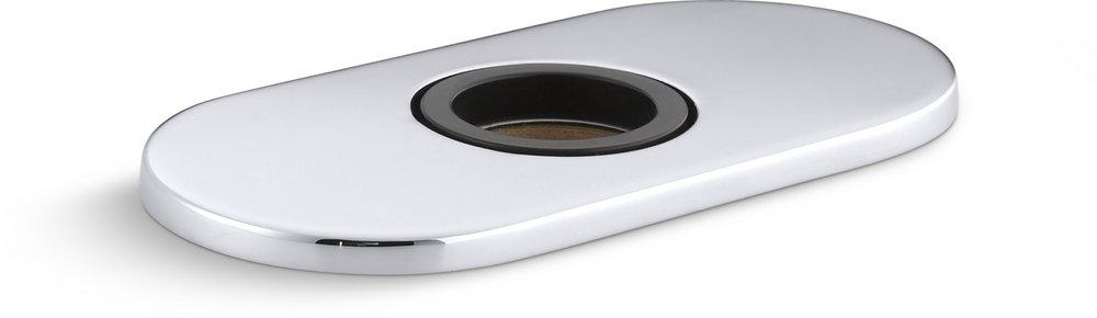 KOHLER Polished Chrome 4 in. Escutcheon Plate Round 