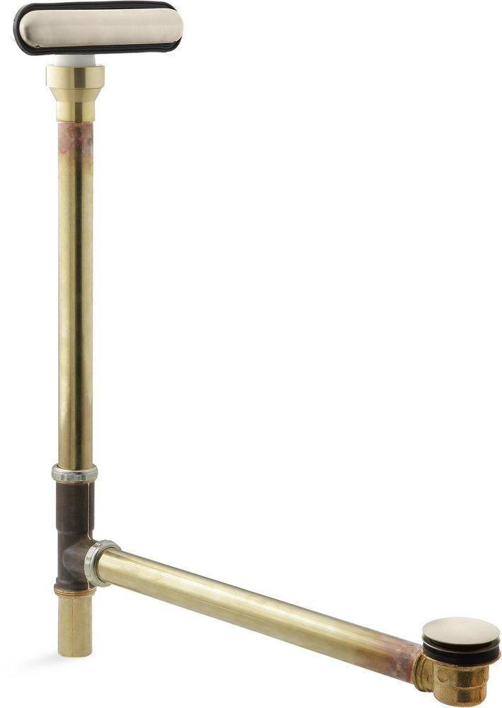 KOHLER Vibrant&reg; Brushed Bronze 23-1/16 in. Brass Toe-Tap Drain 