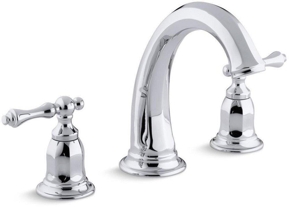 KOHLER Polished Chrome Two Handle Roman Tub Faucet 