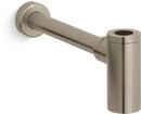 KOHLER Vibrant&reg; Brushed Bronze 1-1/4 in. Brass Sink Trap 