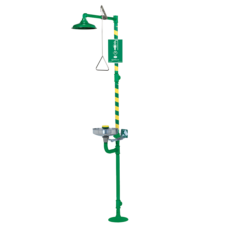 Haws&reg; Stainless Steel 20 gpm 1-1/4 in. NPT Pull Safety Shower 