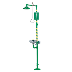 91 in. Corrosion Resistant Shower And Eye Face Wash