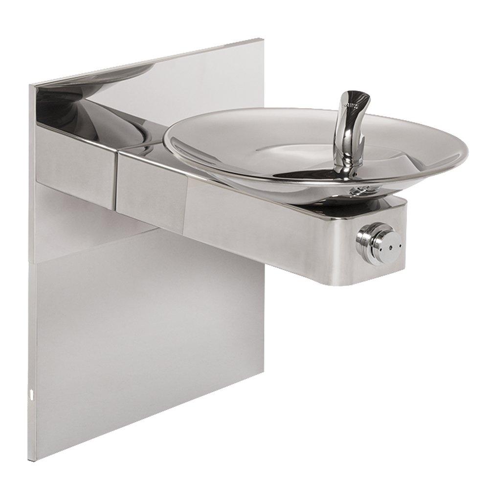 Haws&reg; Polished Stainless Barrier Free Wall Mount Fountain with Access Panel 