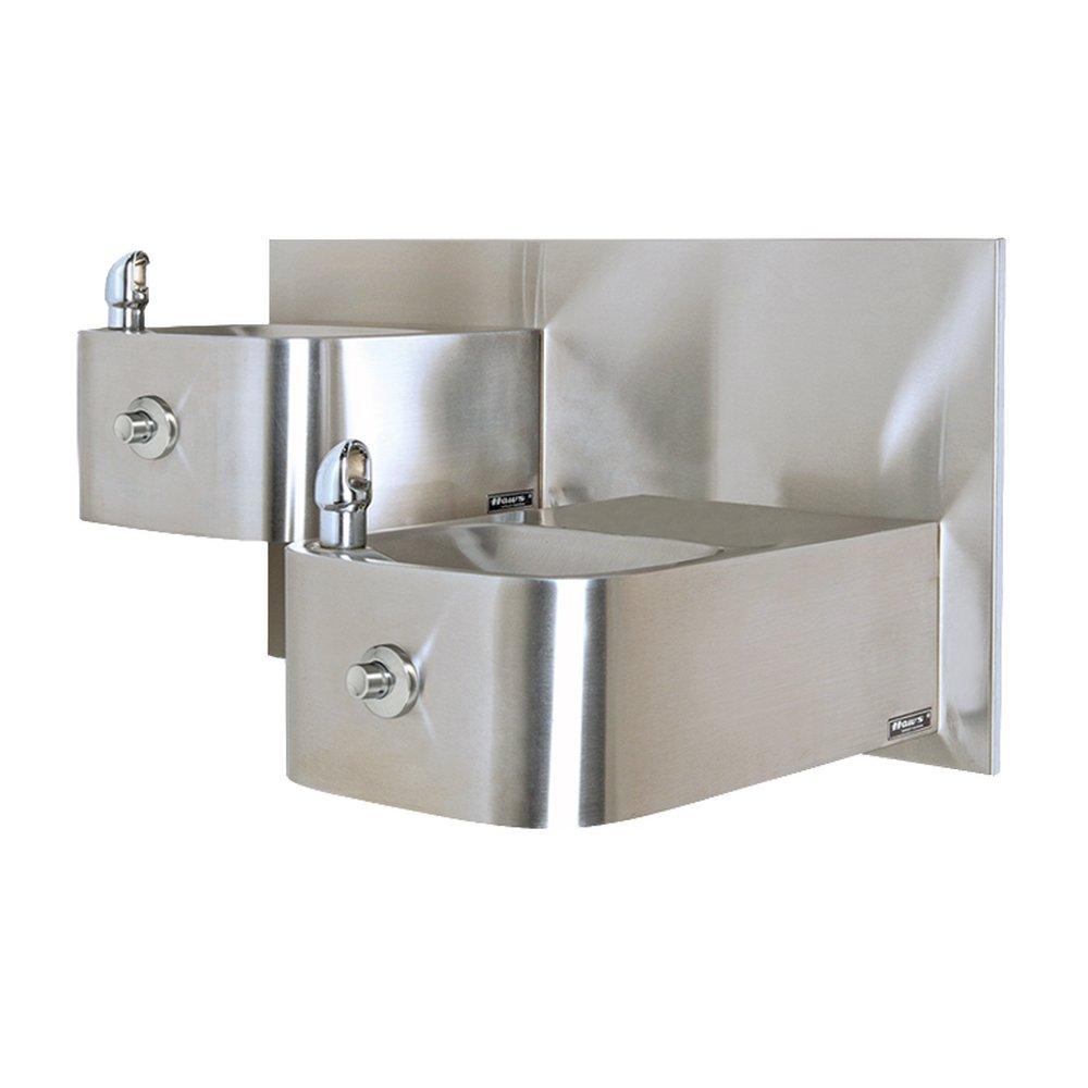 Haws® Satin Stainless Steel ADA Freeze Resistant Drink Fountain 