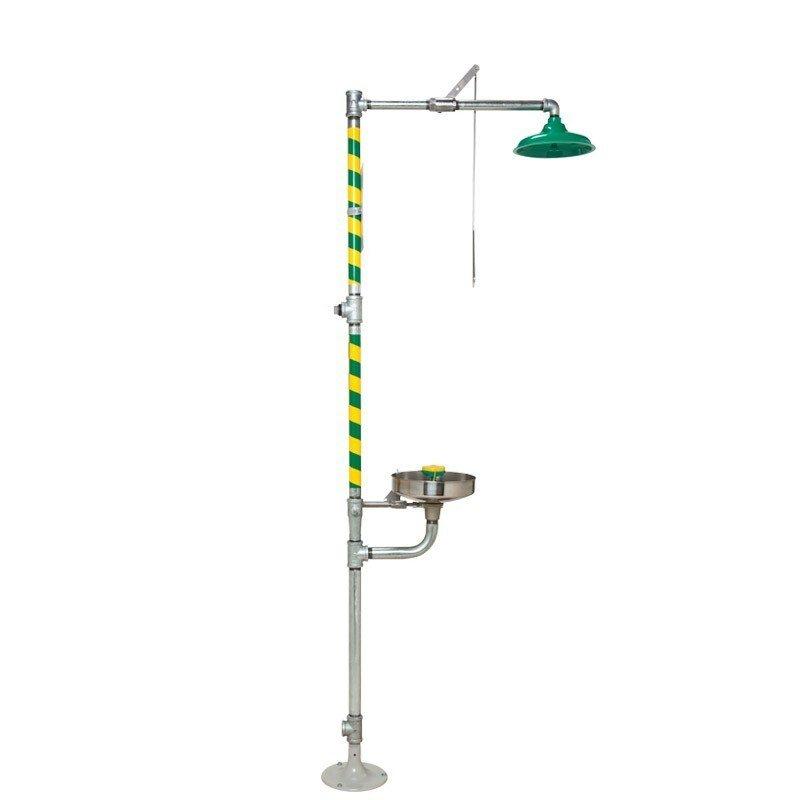 Haws&reg; Stainless Steel 20 gpm 1-1/4 in. NPT Pull Safety Shower 