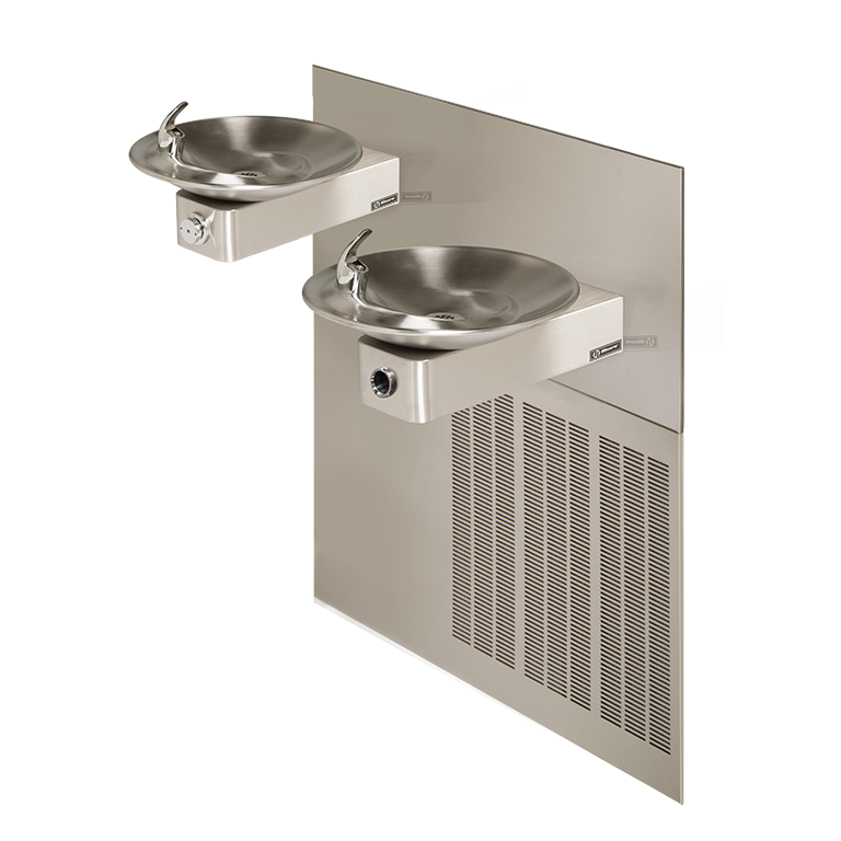 Haws&reg; Satin Stainless Steel Drinking Fountain in Satin Stainless Steel 