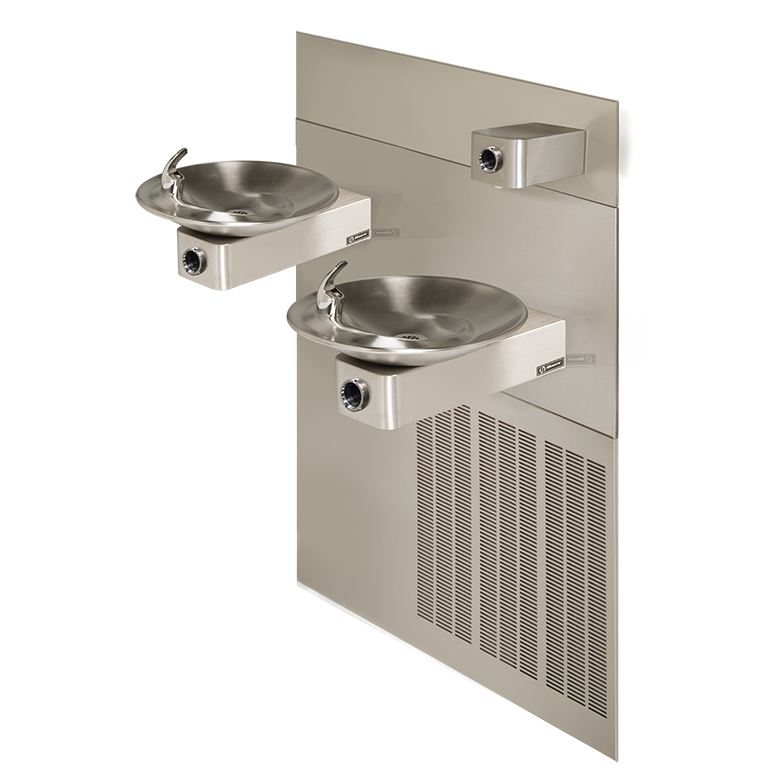 Haws&reg; Satin Stainless Steel Drinking Fountain in Satin Stainless Steel 