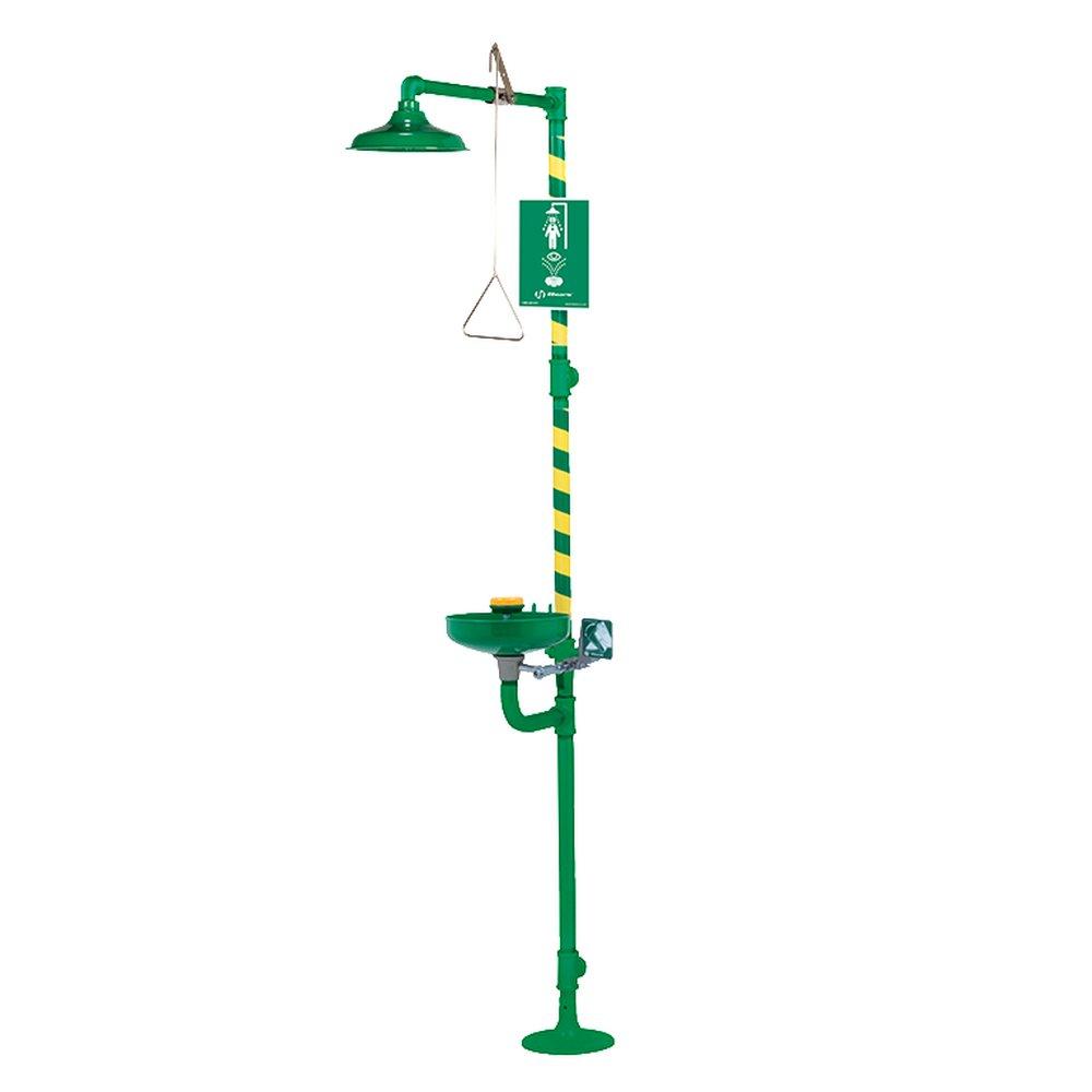 Haws&reg; Green Corrosion Resistant Shower/ Eye/Face Wash Station 