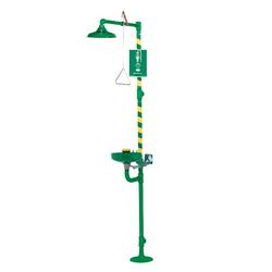 Corrosion Resistant Shower/ Eye/Face Wash Station in Green