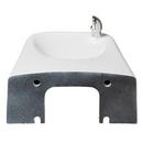 Haws&reg; White ADA Wall Mount Drinking Fountain 