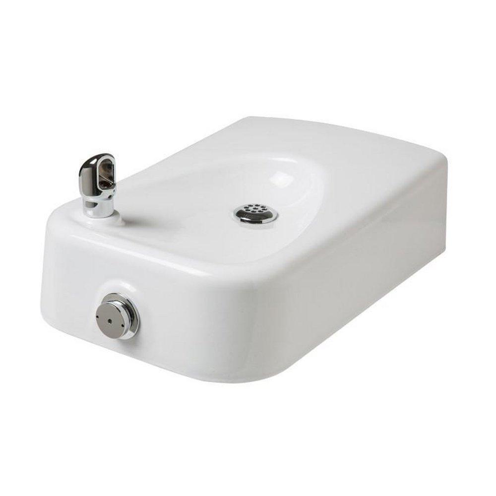 Haws&reg; White ADA Wall Mount Drinking Fountain 