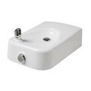 Haws&reg; White ADA Wall Mount Drinking Fountain 