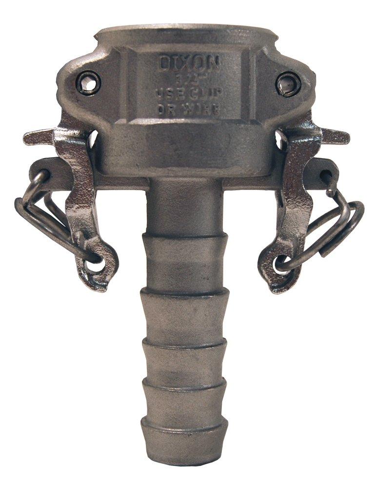Dixon Valve & Coupling Coupler x Barbed 316 Stainless Steel Adapter 