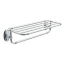 Moen Polished Chrome 26-4/5 in. Stainless Steel and Zinc Bathroom Shelf 