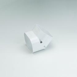 2-3/4 x 4 in. OD Vertical 45 Degree Elbow in White