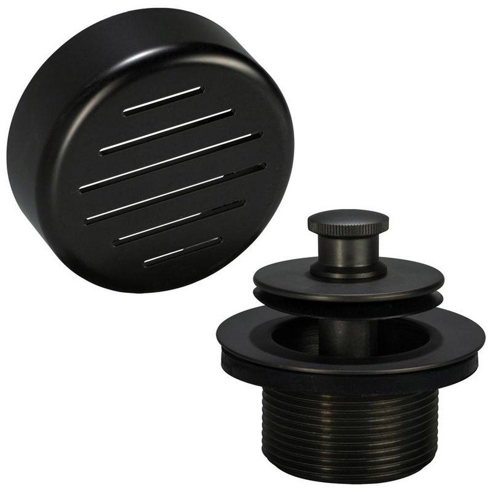 AB & A™ Matte Black Brass Push-Pull Drain 