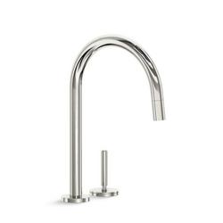 Single Handle Pull Down Kitchen Faucet in Nickel Silver