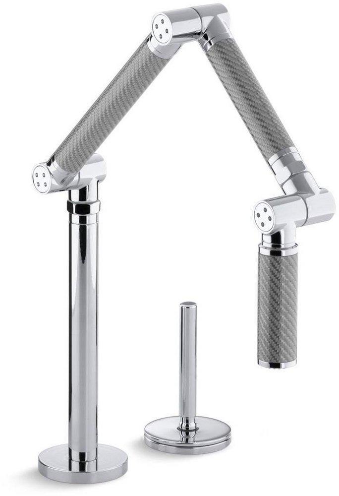KOHLER Polished Chrome Single Handle Kitchen Faucet 