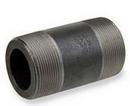 1/2 in. Threaded x Plain End Extra Heavy Global Black Carbon Steel Seamless Nipple 