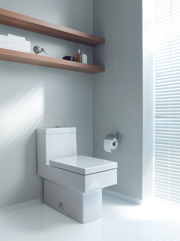 Duravit White 1.28 gpf Elongated One Piece Toilet 