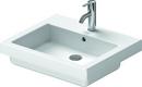 1-Hole Under-Counter Vanity Basin in White Alpin