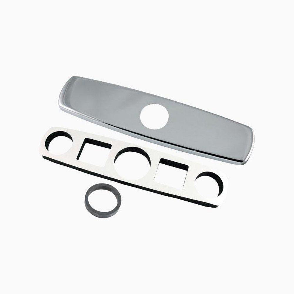 Sloan Valve Polished Chrome 8 in. Trim Plate in Polished Chrome 