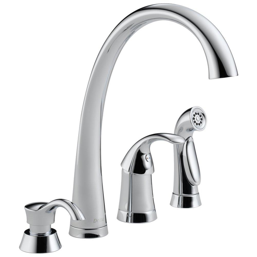 Delta Faucet Chrome Single Handle Kitchen Faucet 