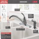 Delta Faucet Chrome Single Handle Kitchen Faucet 