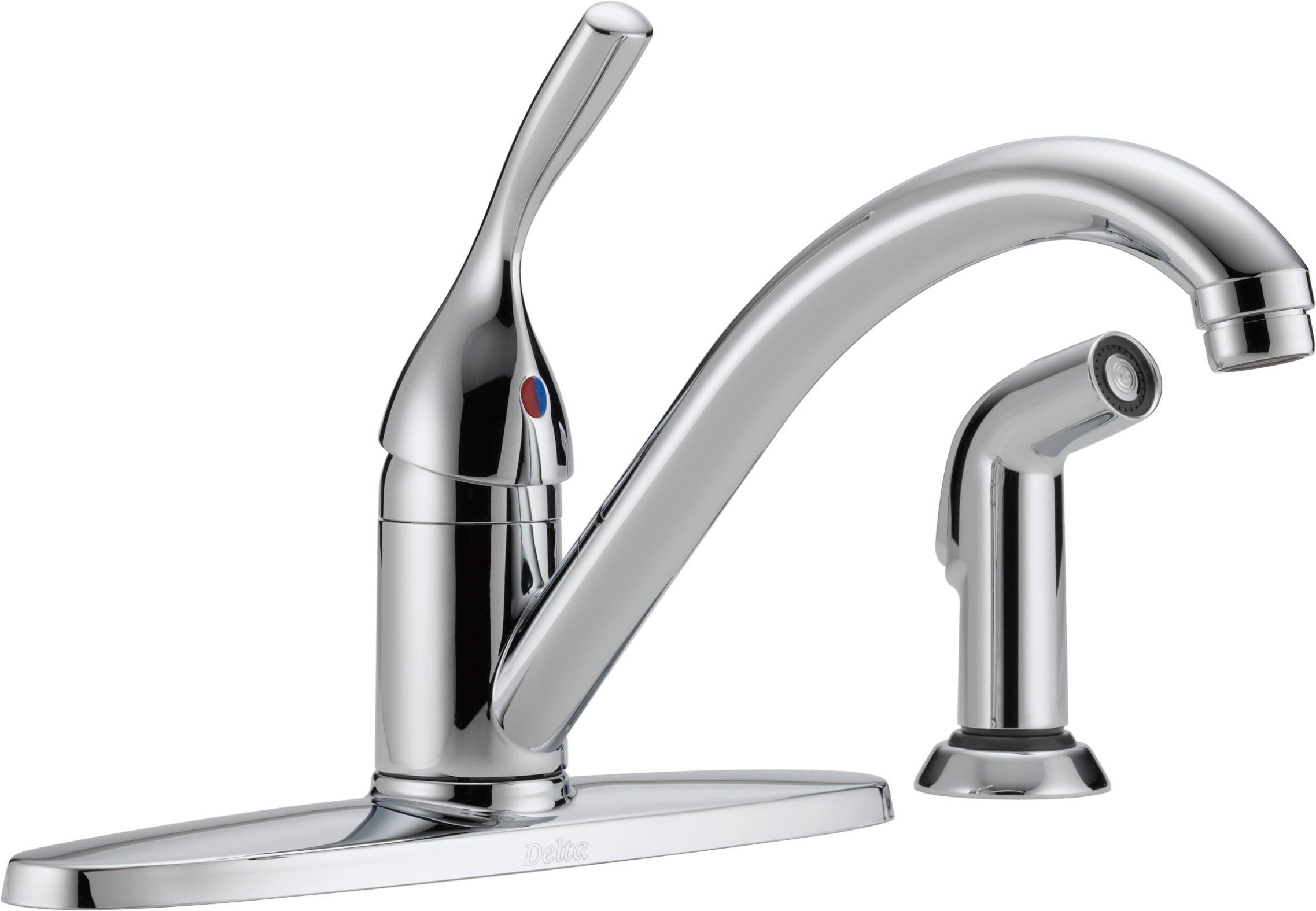 Delta Faucet Chrome Single Handle Kitchen Faucet 
