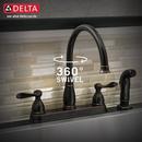 Delta Faucet Oil Bronze Two Handle Kitchen Faucet 